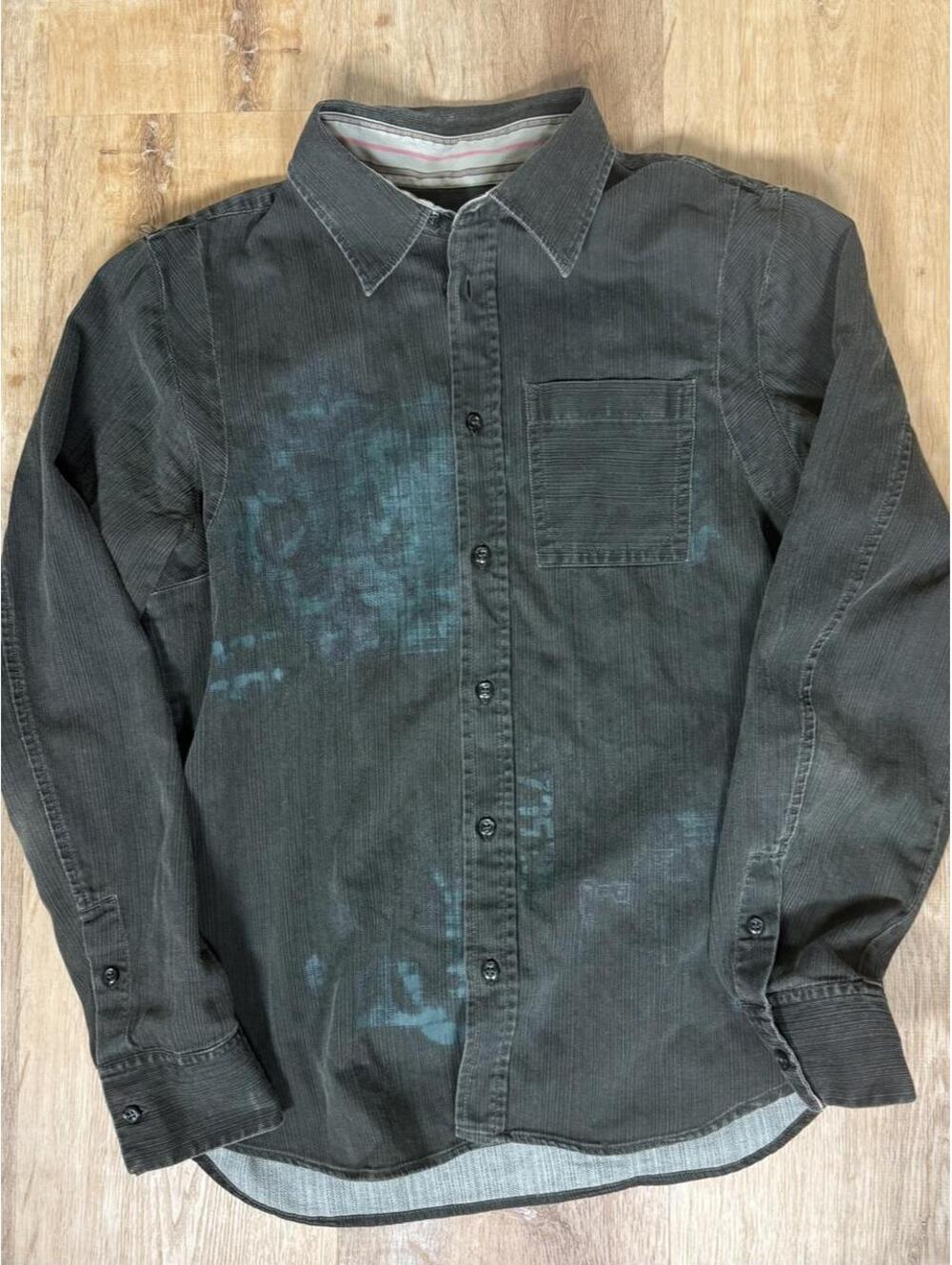 Diesel Graphic Button-Down Shirt – (L)